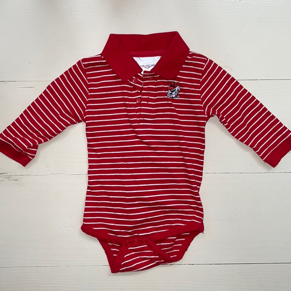 Georgia Bulldog Onsie
